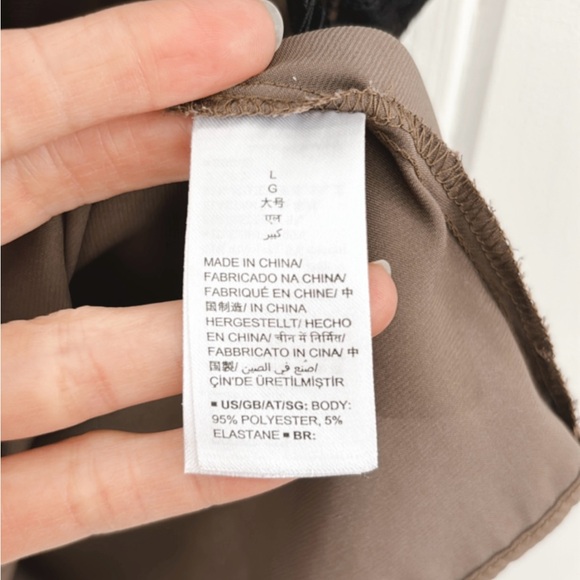 The Drop Satin Lace Tank Top Green Black Lace Y2K Silky Neutral Spaghetti Strap - Picture 9 of 10